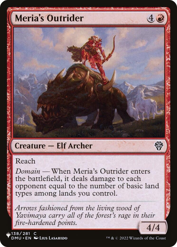 Image for Meria's Outrider (138/281) - Magic: The Gathering