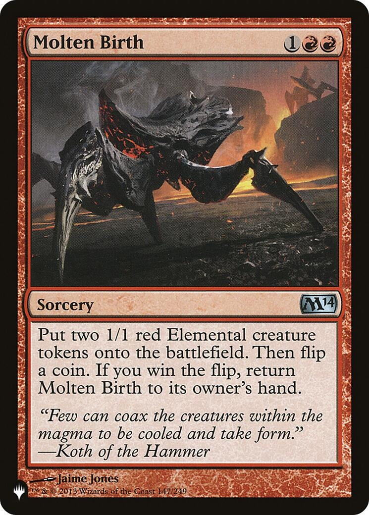 Image for Molten Birth (147/249) (LIST) - Magic: The Gathering