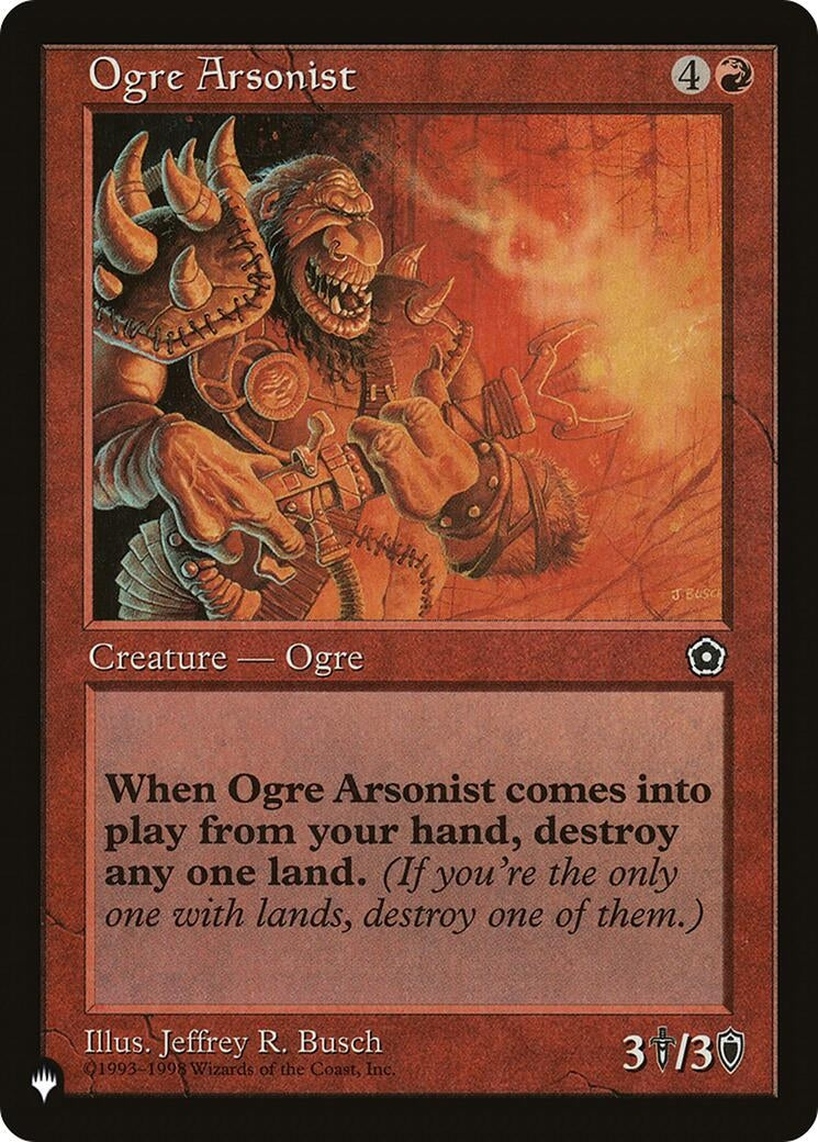 Image for Ogre Arsonist (LIST) - Magic: The Gathering