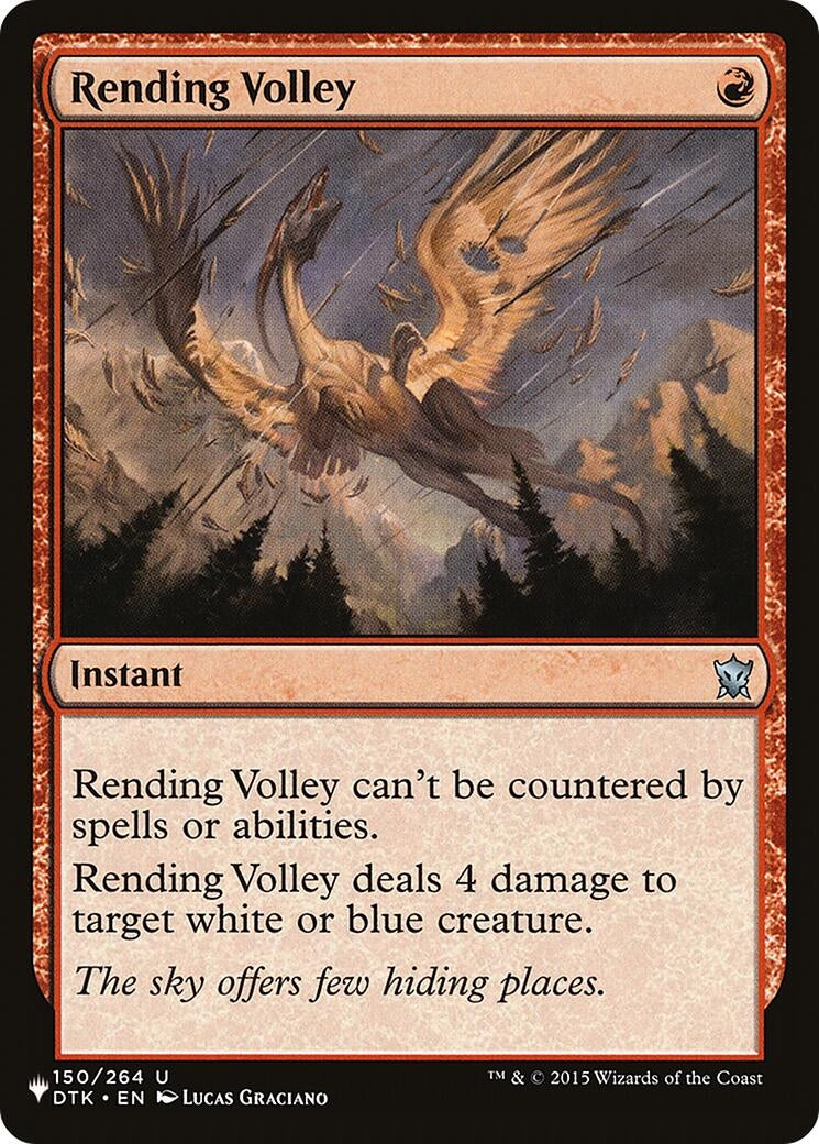 Image for Rending Volley (150/264) - Magic: The Gathering