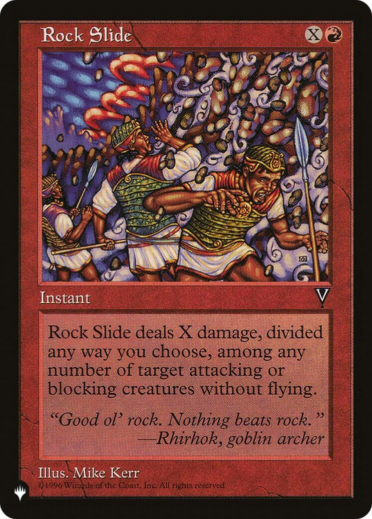 Image for Rock Slide (LIST) - Magic: The Gathering