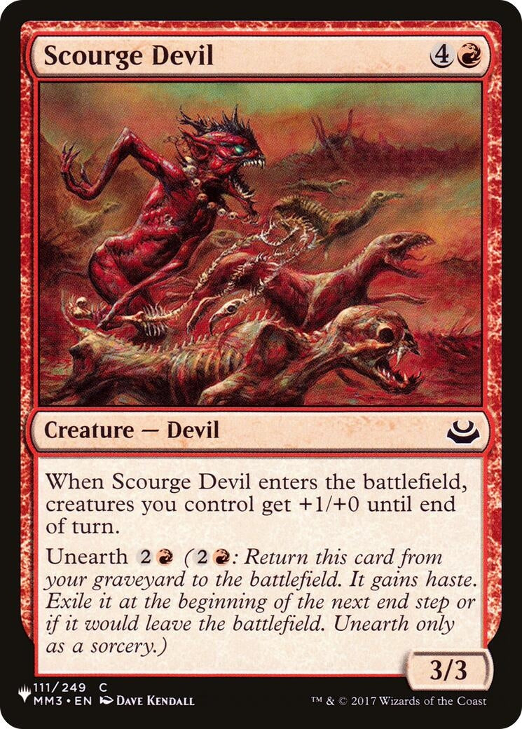 Image for Scourge Devil (111/249) - Magic: The Gathering