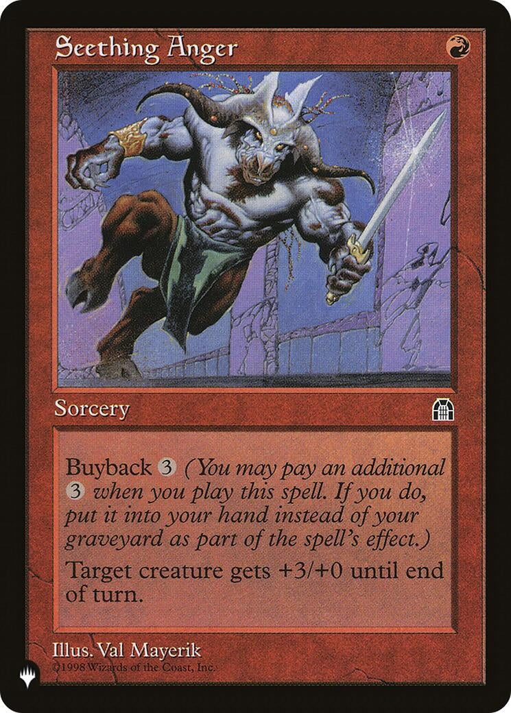 Image for Seething Anger - Magic: The Gathering