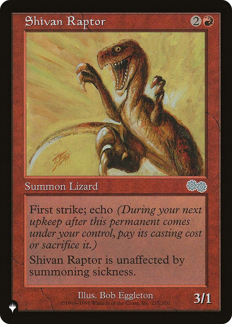 Image for Shivan Raptor (215/350) - Magic: The Gathering