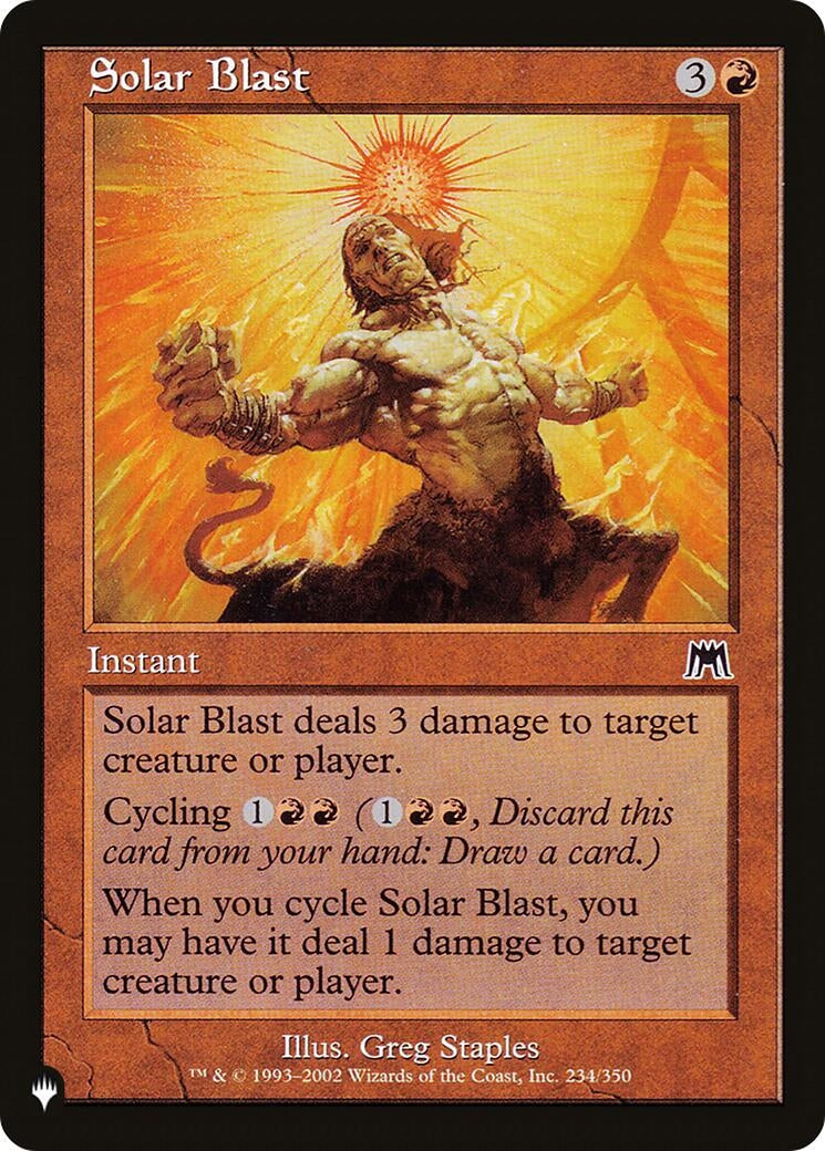 Image for Solar Blast (234/350) - Magic: The Gathering