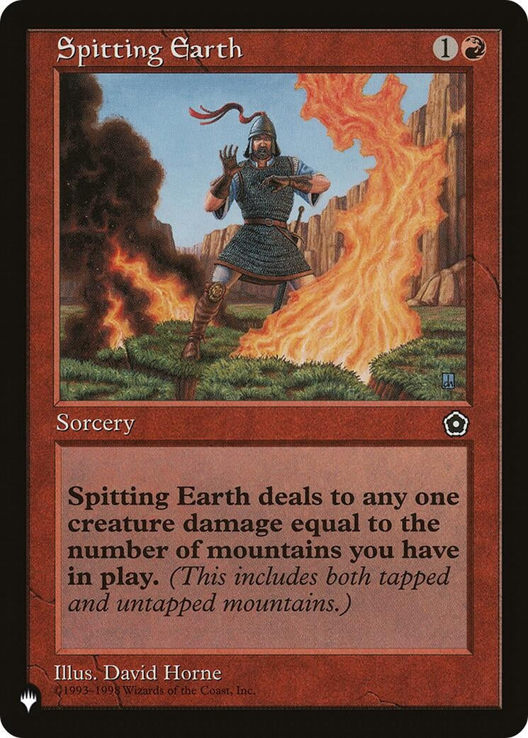 Image for Spitting Earth - Magic: The Gathering