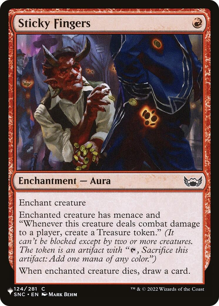 Image for Sticky Fingers (124/281) - Magic: The Gathering