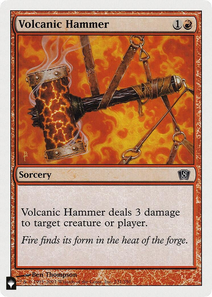 Image for Volcanic Hammer (231/350) - Magic: The Gathering
