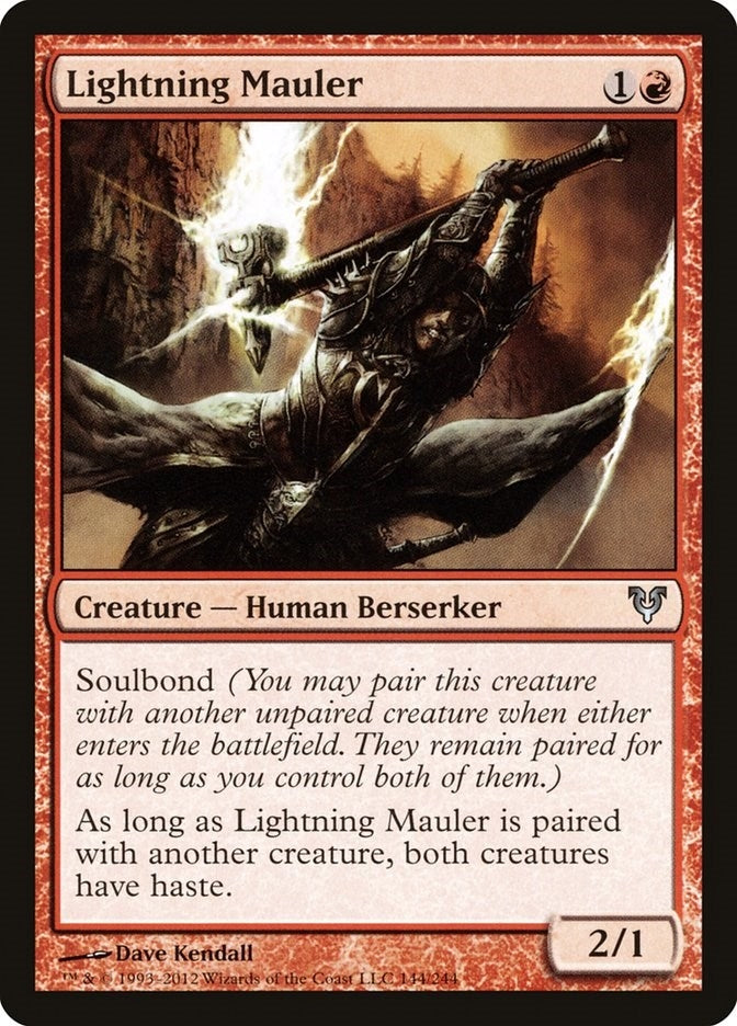 Image for Lightning Mauler (144) (AVR) - Magic: The Gathering