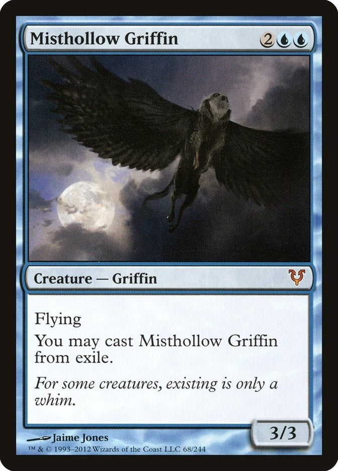 Image for Misthollow Griffin (68) (AVR) - Magic: The Gathering