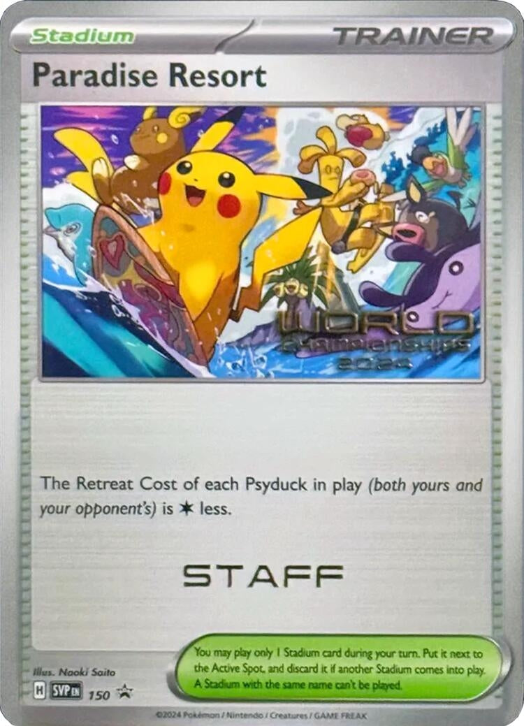 Image for Paradise Resort - 150 (World Championships 2024) [Staff] (150) (SVP) - Pokemon