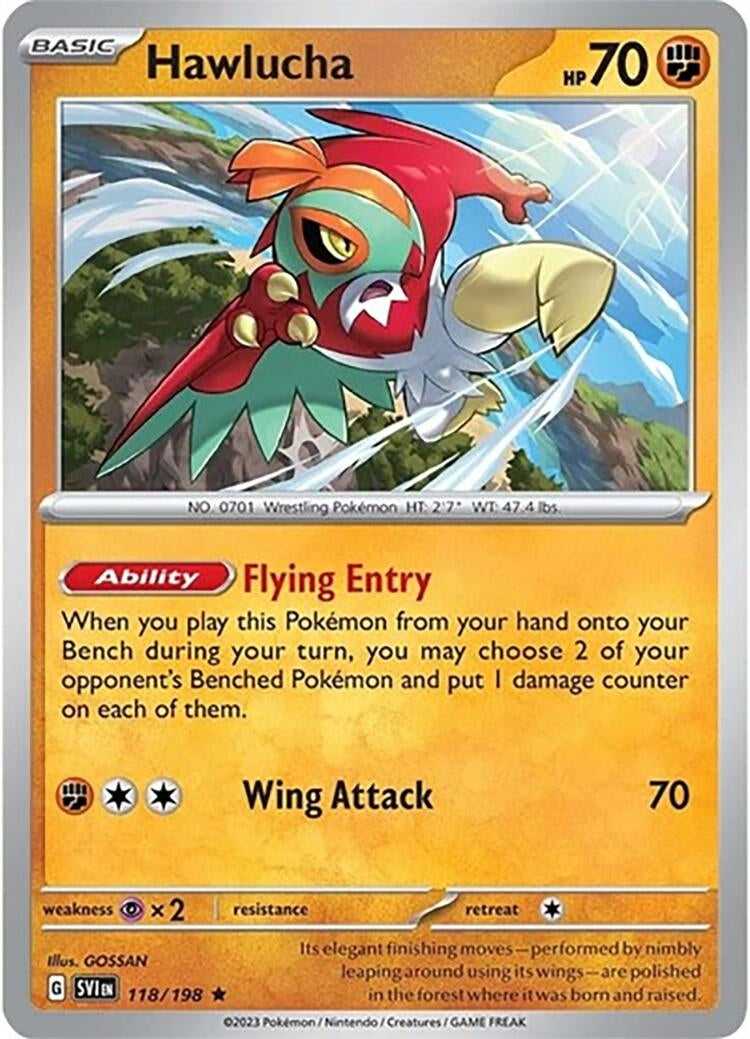 Image for Hawlucha (118/198) (PR) - Pokemon