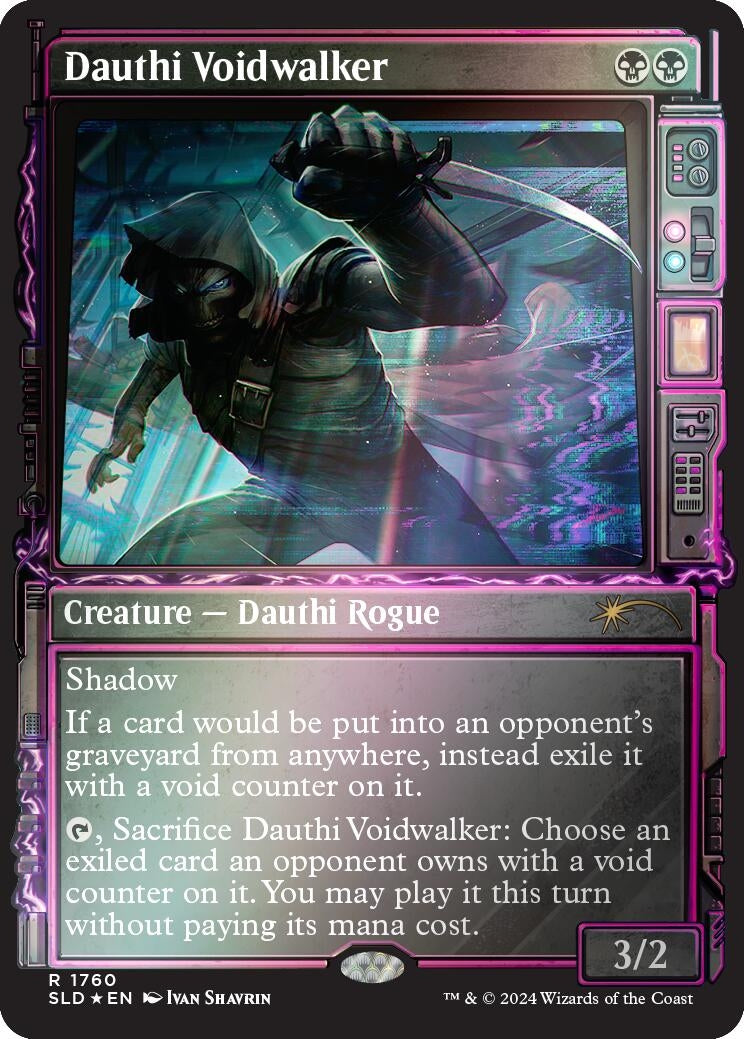 Image for Dauthi Voidwalker (Rainbow Foil) (1760) - Magic: The Gathering