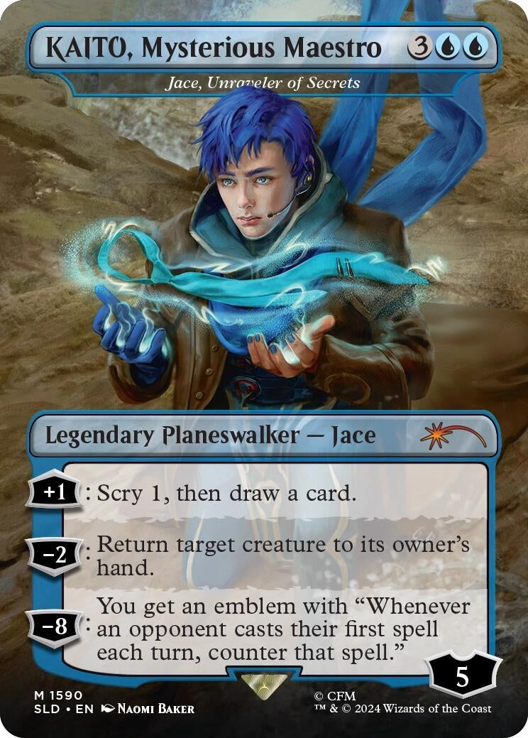Image for KAITO, Mysterious Maestro - Jace, Unraveler of Secrets (1590) - Magic: The Gathering