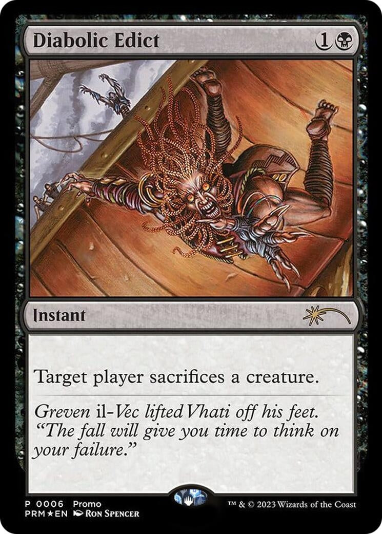 Image for Diabolic Edict (Graphic Novel Insert) (6) - Magic: The Gathering