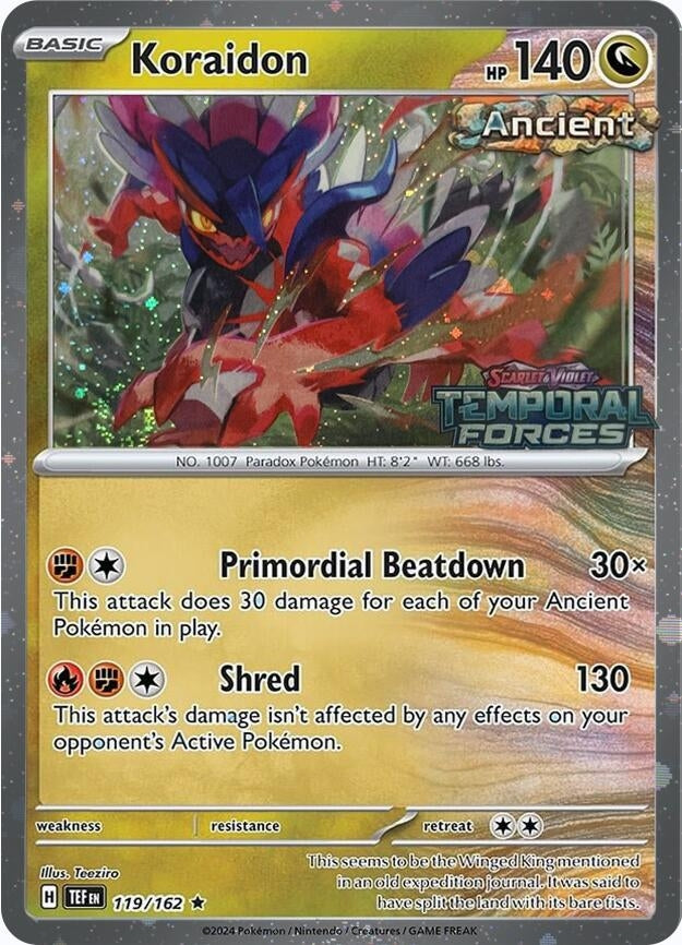 Image for Koraidon - 119/162 (European Promo) (119/162) (MCAP) - Pokemon