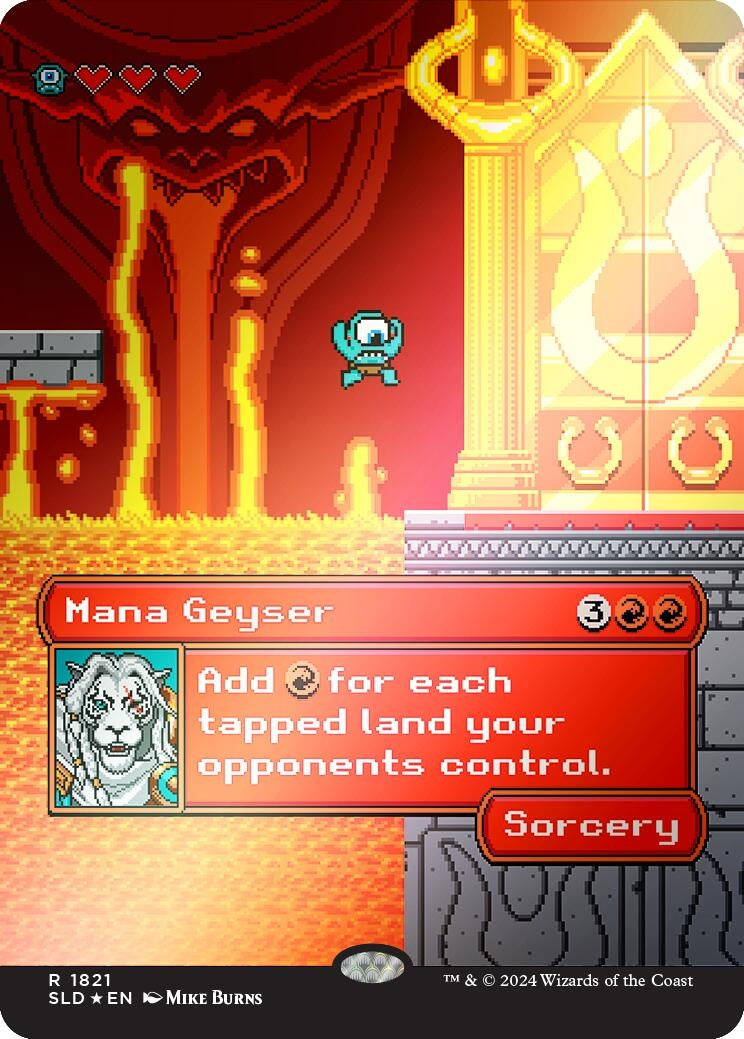 Image for Mana Geyser (Rainbow Foil) (1821) - Magic: The Gathering