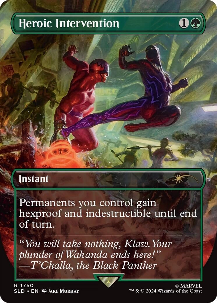 Image for Heroic Intervention (Rainbow Foil) (1750) - Magic: The Gathering