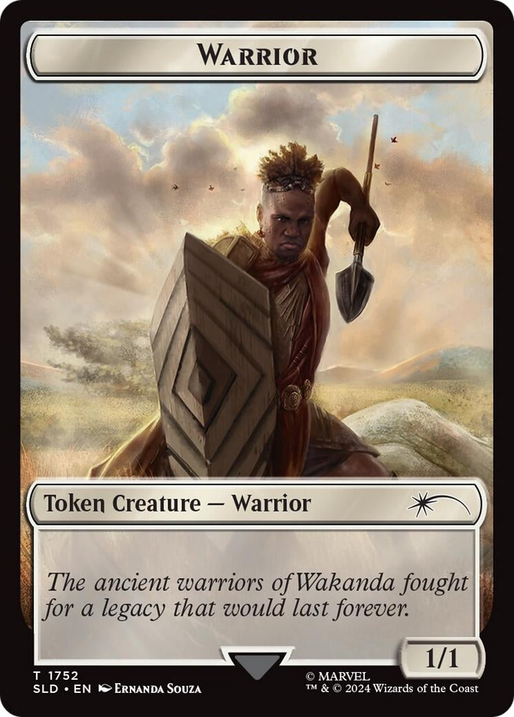 Image for Warrior Token (1752) - Magic: The Gathering