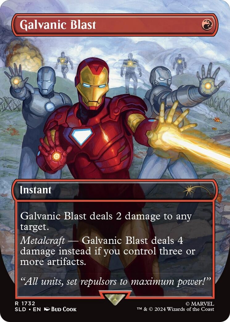 Image for Galvanic Blast (Rainbow Foil) (1732) - Magic: The Gathering