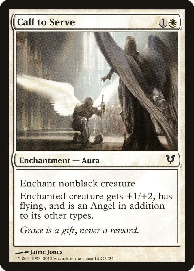 Image for Call to Serve (9) (AVR) - Magic: The Gathering