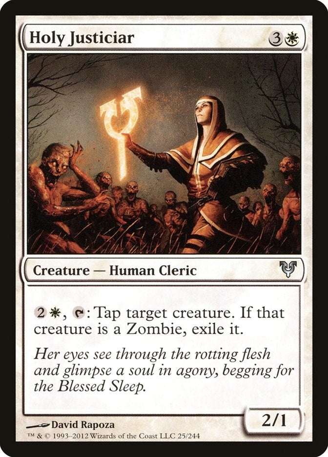 Image for Holy Justiciar (25) (AVR) - Magic: The Gathering