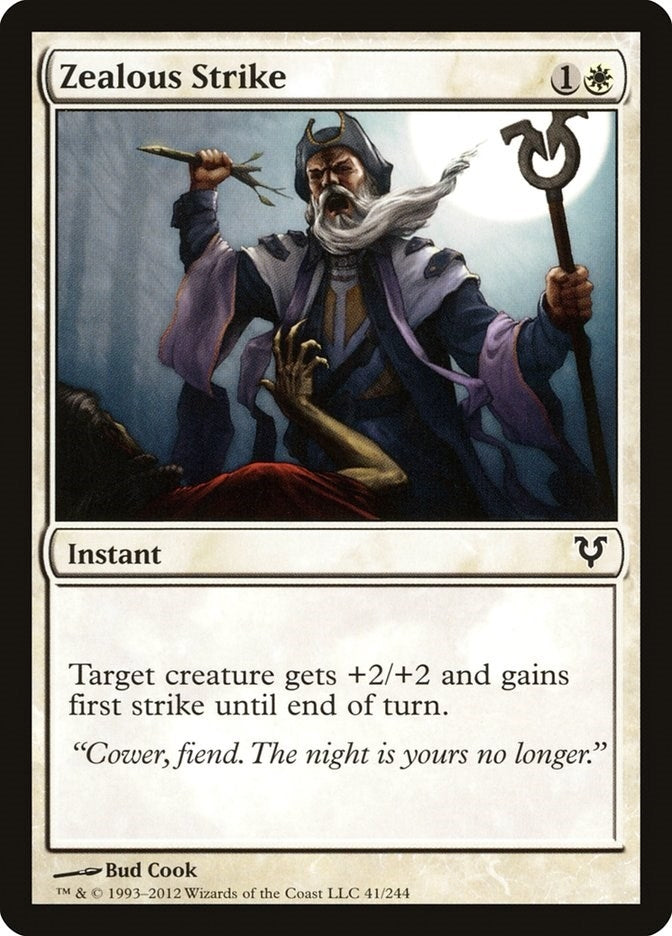 Image for Zealous Strike (41) - Magic: The Gathering