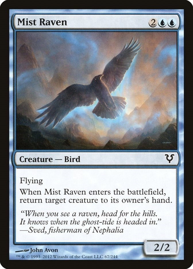 Image for Mist Raven (67) (AVR) - Magic: The Gathering