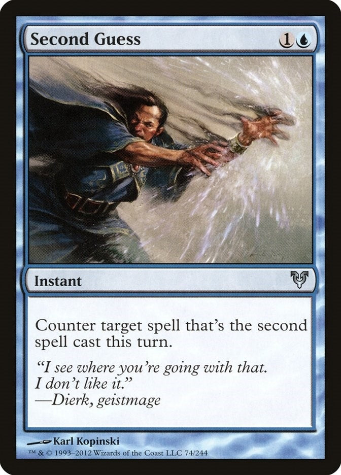 Image for Second Guess (74) - Magic: The Gathering