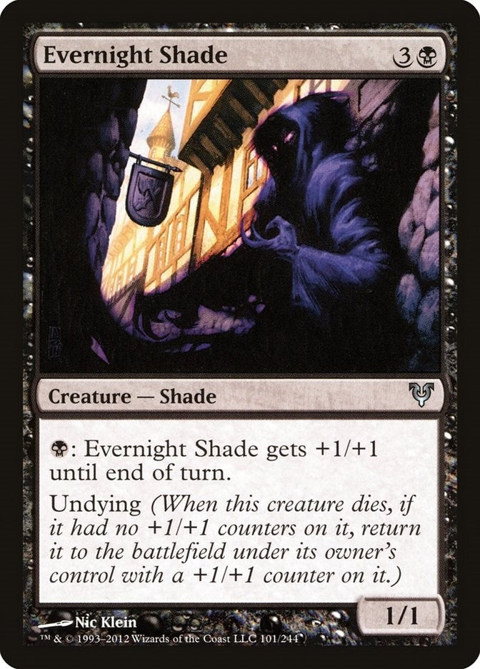 Image for Evernight Shade (101) - Magic: The Gathering