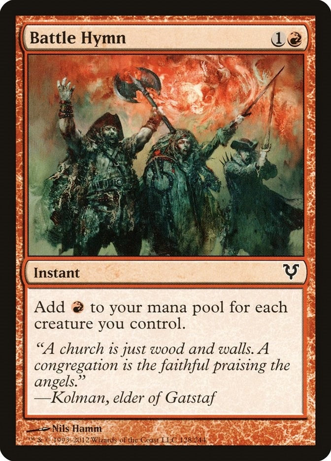 Image for Battle Hymn (128) (AVR) - Magic: The Gathering