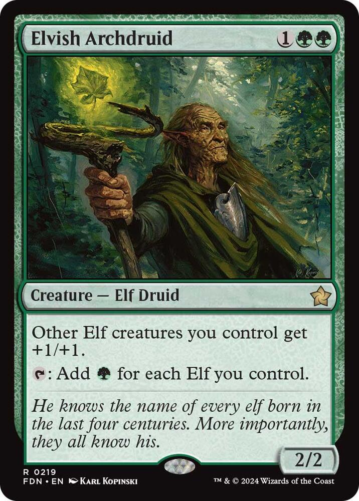Image for Elvish Archdruid (219) - Magic: The Gathering