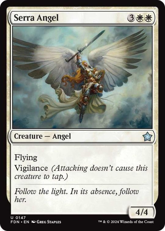 Image for Serra Angel (147) - Magic: The Gathering