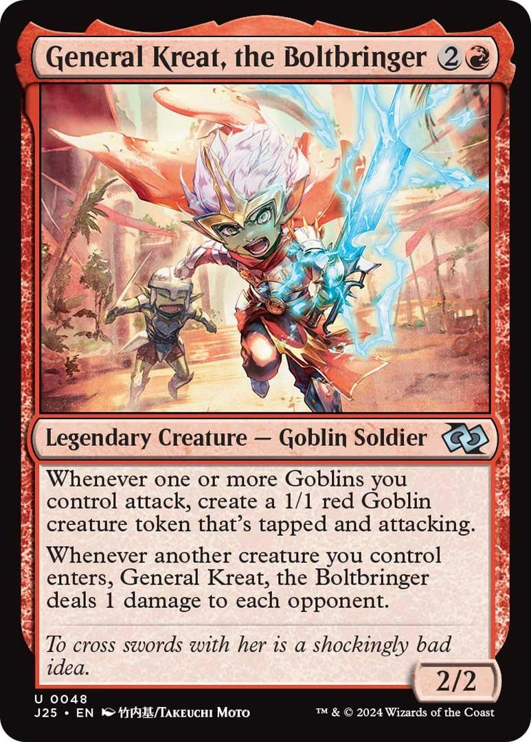 Image for General Kreat, the Boltbringer (Anime) (48) - Magic: The Gathering