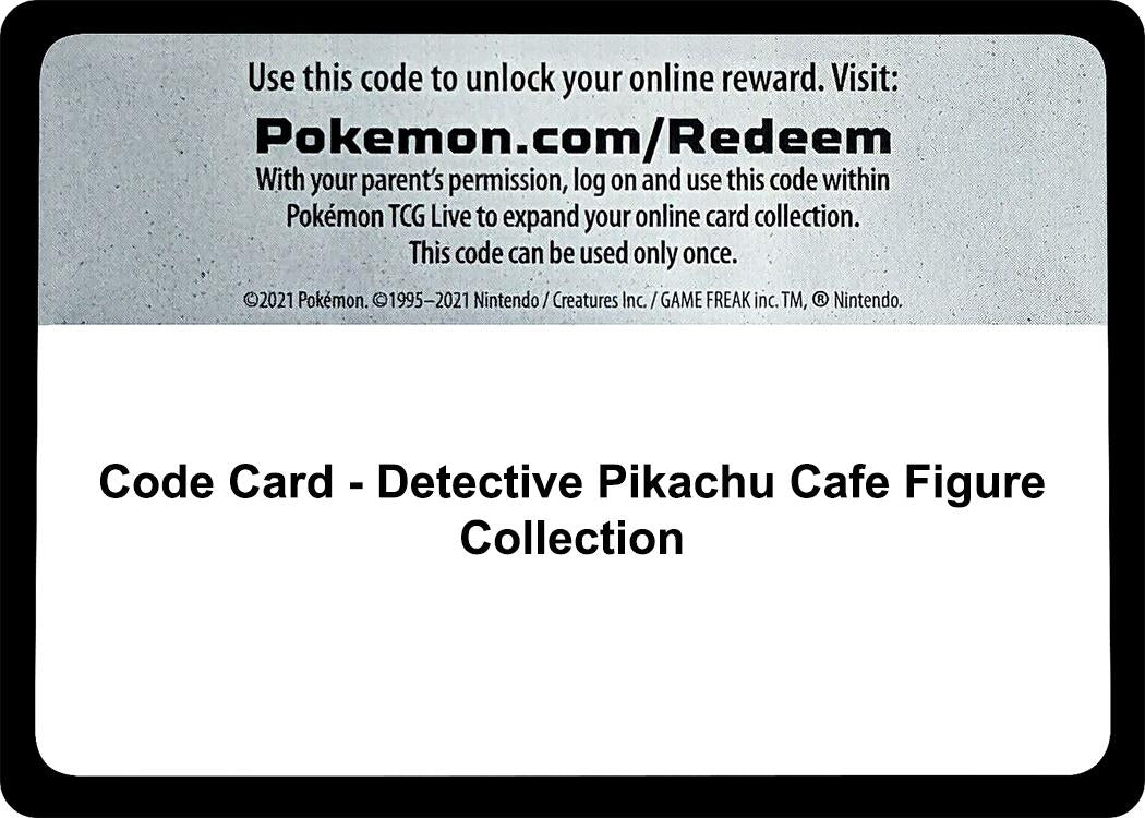 Image for Code Card - Detective Pikachu Cafe Figure Collection (DEP) - Pokemon