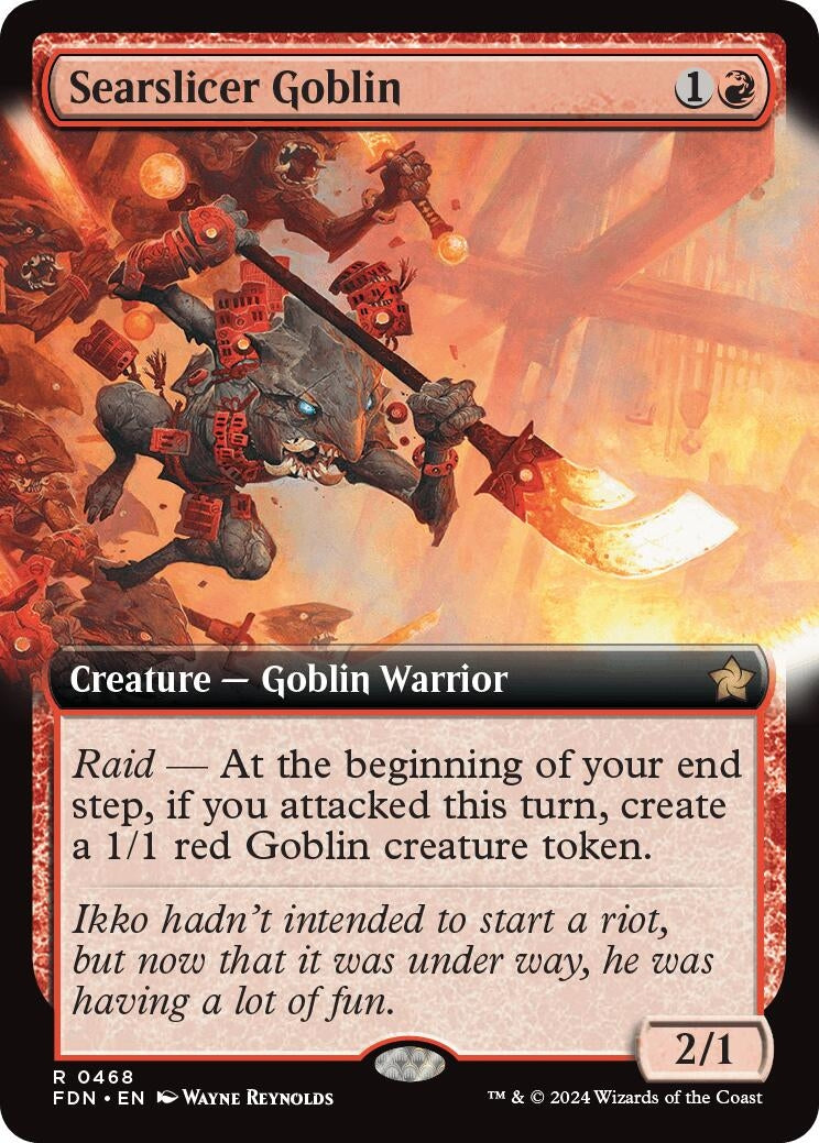 Image for Searslicer Goblin (Extended Art) (468) - Magic: The Gathering