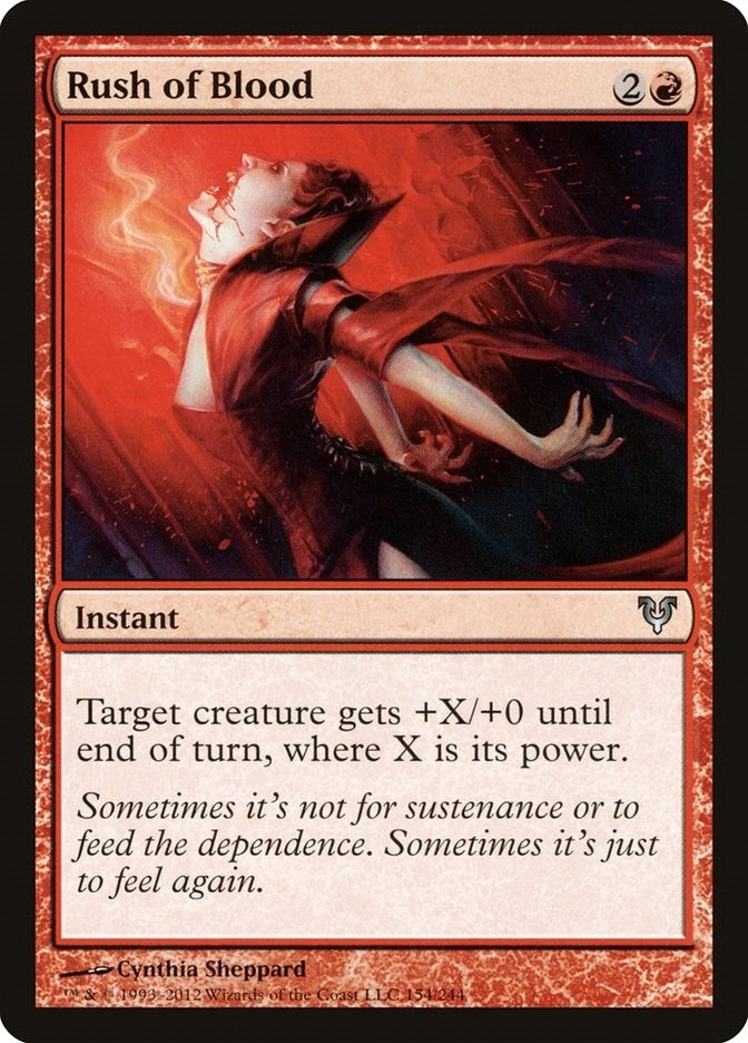 Image for Rush of Blood (154) (AVR) - Magic: The Gathering