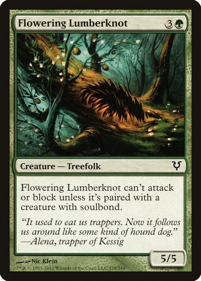 Image for Flowering Lumberknot (178) (AVR) - Magic: The Gathering
