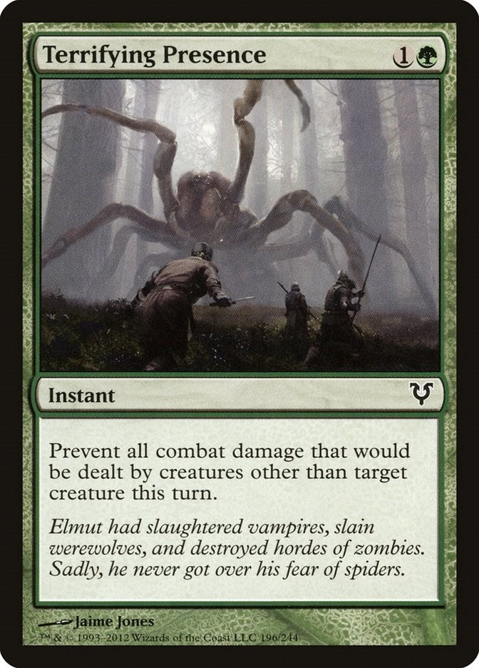 Image for Terrifying Presence (196) (AVR) - Magic: The Gathering