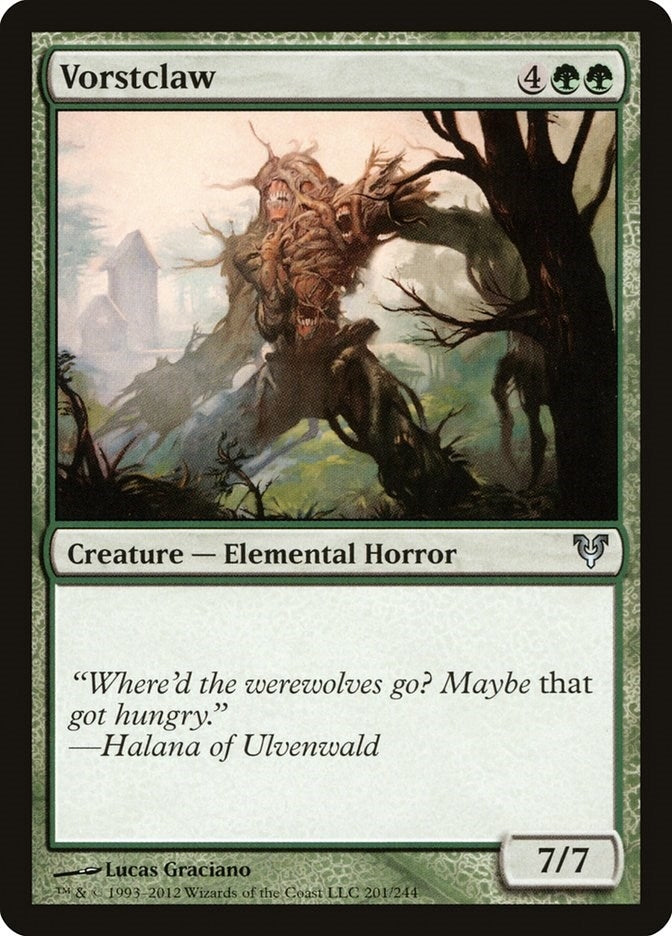 Image for Vorstclaw (201) (AVR) - Magic: The Gathering