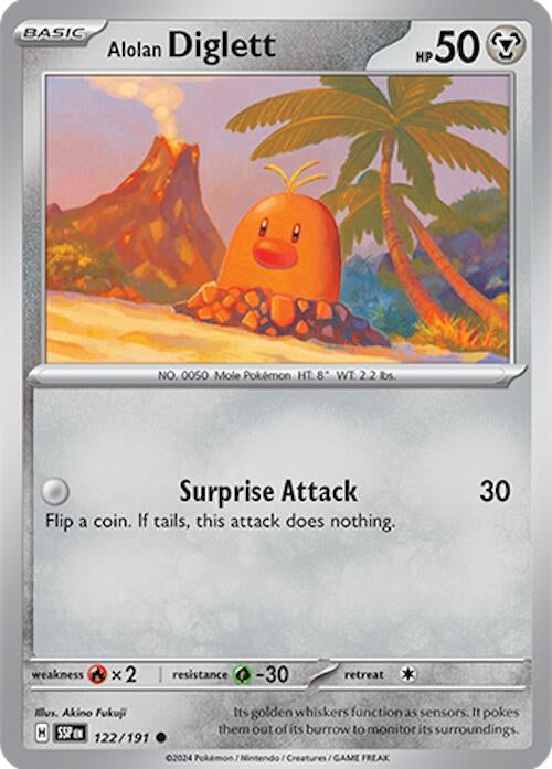 Image for Alolan Diglett (122/191) (SSP) - Pokemon