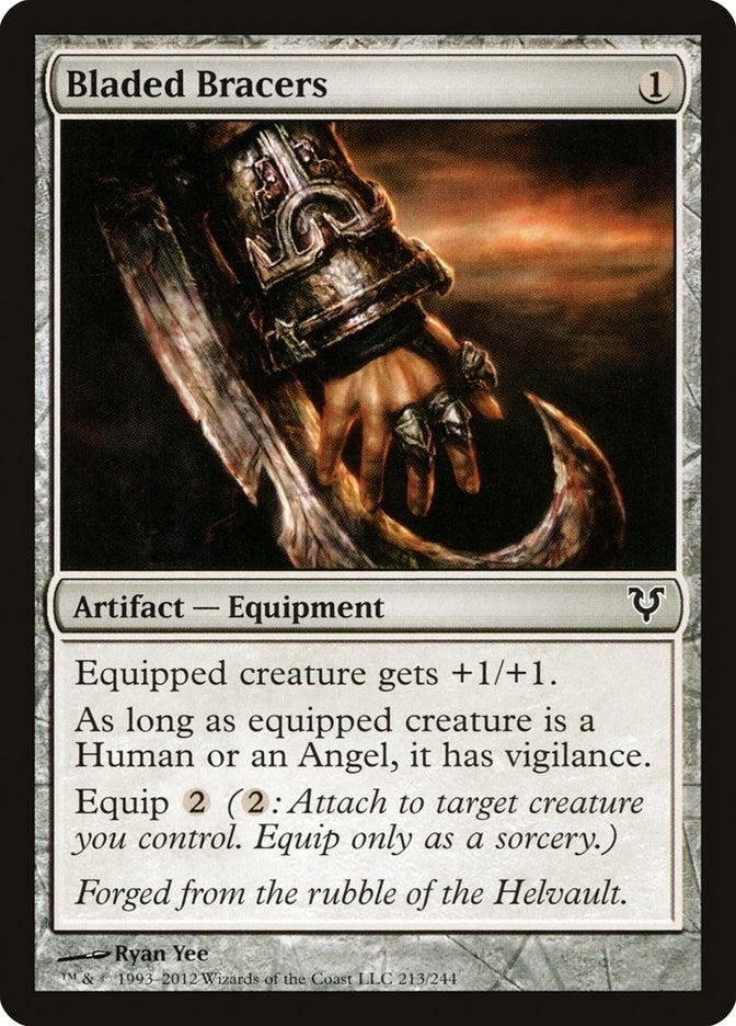 Image for Bladed Bracers (213) - Magic: The Gathering