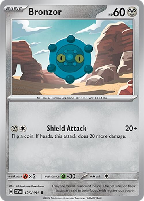 Image for Bronzor (126/191) (SSP) - Pokemon