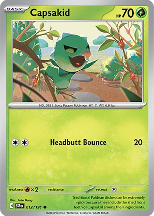 Image for Capsakid (012/191) (SSP) - Pokemon