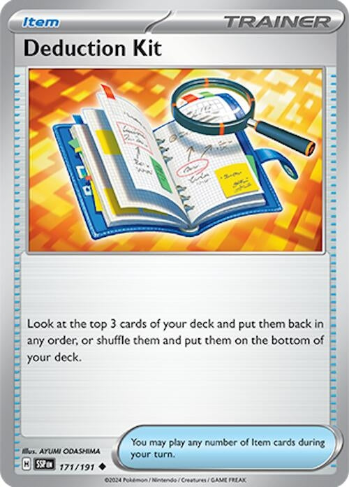 Image for Deduction Kit (171/191) (SSP) - Pokemon
