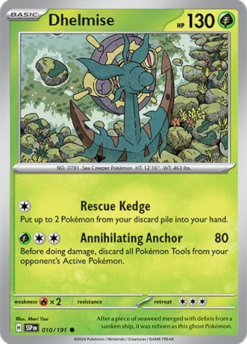 Image for Dhelmise (010/191) (SSP) - Pokemon