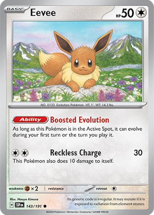 Image for Eevee (143/191) (SSP) - Pokemon