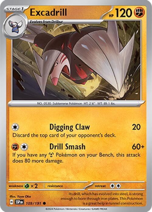 Image for Excadrill (109/191) (SSP) - Pokemon