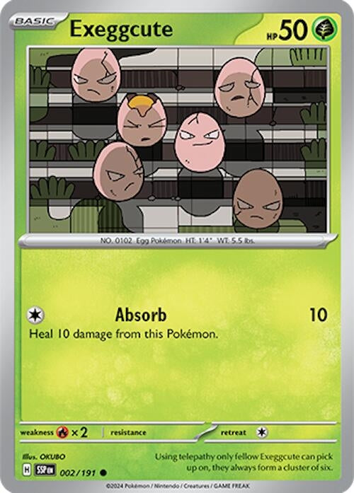 Image for Exeggcute (002/191) (SSP) - Pokemon