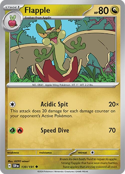 Image for Flapple (139/191) (SSP) - Pokemon